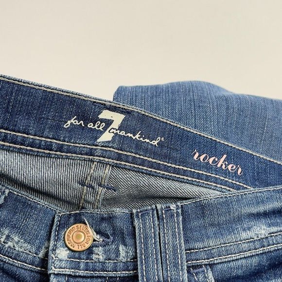 7 For All Mankind Rocker Jeans - Picture 3 of 15
